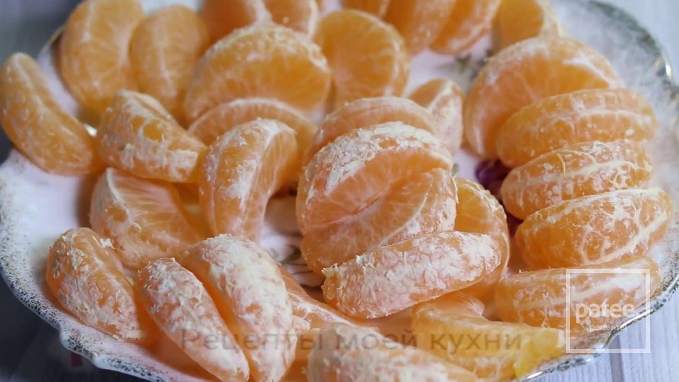 Заливной пирог с мандаринами - Шаг 4