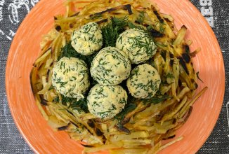 Салат новогодний «Гнездо Глухаря»