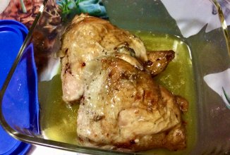 Куриные бёдра в рукаве