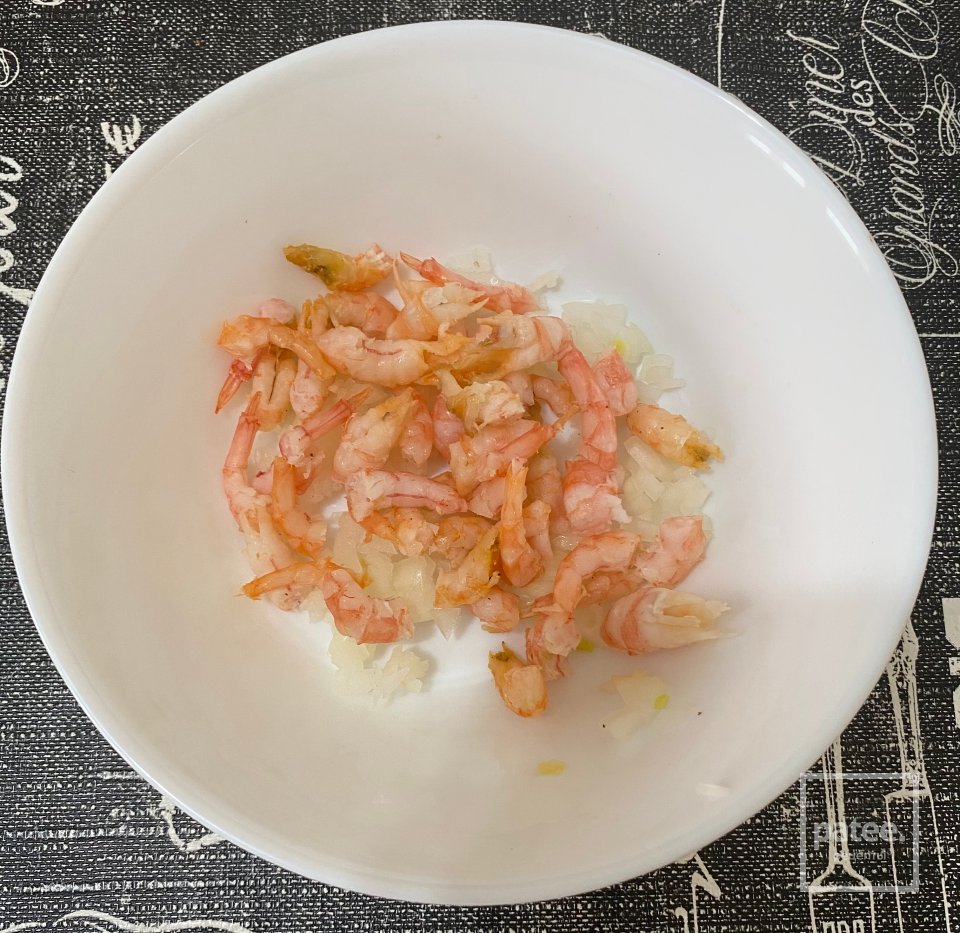 Новогодний креветочный салат - Шаг 5
