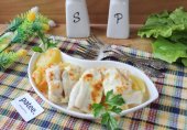 Филе судака с картофелем в духовке