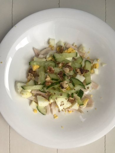 Салат с кальмарами - Шаг 4