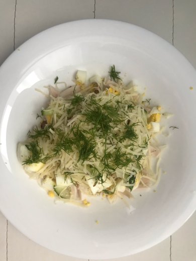 Салат с кальмарами - Шаг 6