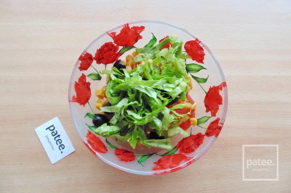 Салат с кукурузой и помидорами - Шаг 5