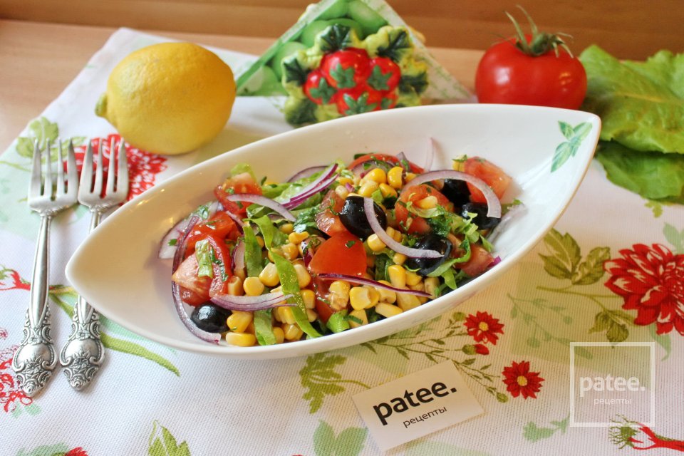 Салат с кукурузой и помидорами - Шаг 10