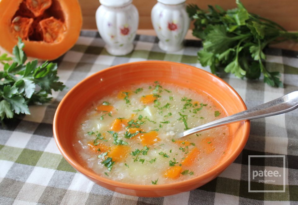 Суп с тыквой и овсяными хлопьями - Шаг 13