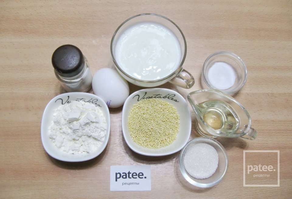 Оладьи из пшенной каши - Шаг 1