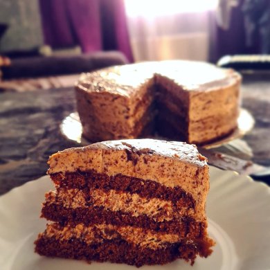 Шоколадный тортик с карамелью. - Шаг 3