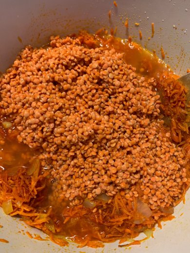 Чечевичный  крем-суп по-турецки - Шаг 5