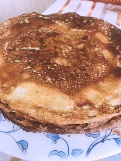 Блины с сыром и зеленью - Шаг 1