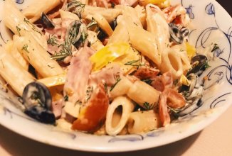 Итальянский салат с пастой