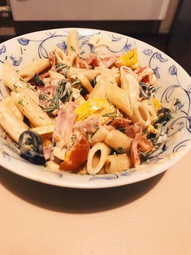 Итальянский салат с пастой - Шаг 1