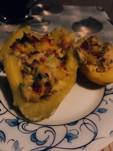 Картофель с начинкой - Шаг 1