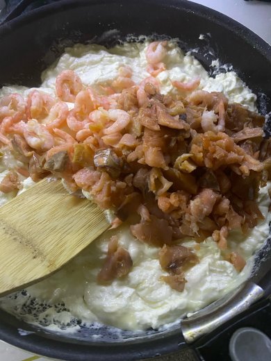 Нежнейшая галета с креветками и горбушей. - Шаг 4