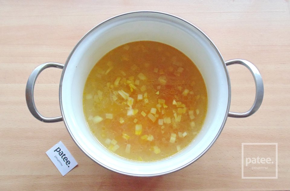 Овощной суп с языком - Шаг 5