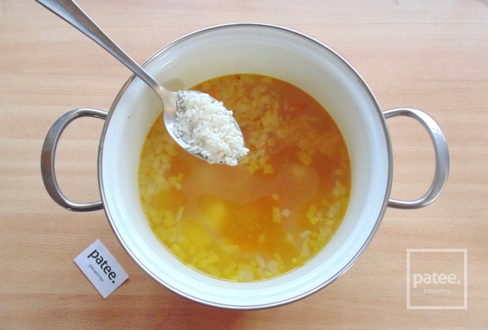 Овощной суп с языком - Шаг 6