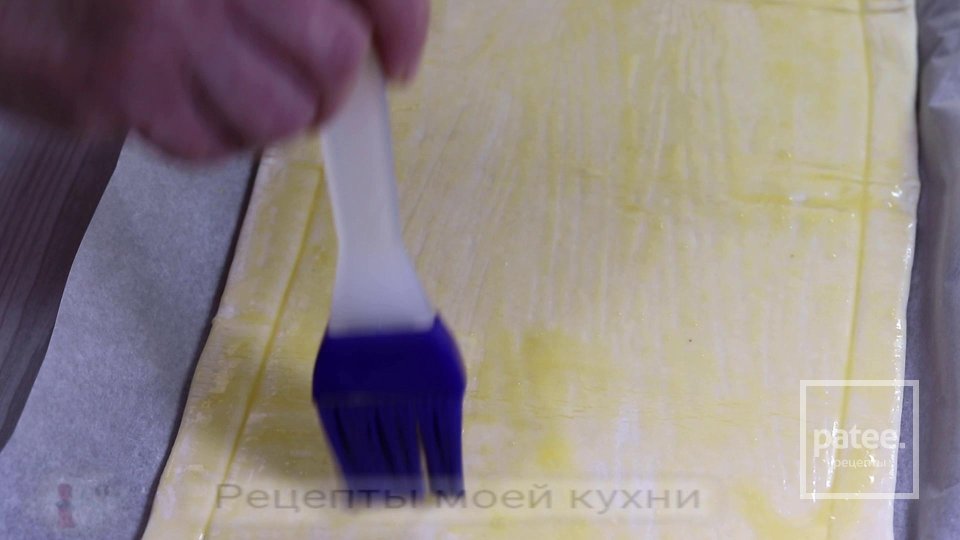 Пирог с тыквой и сыром Фета из слоеного теста - Шаг 4