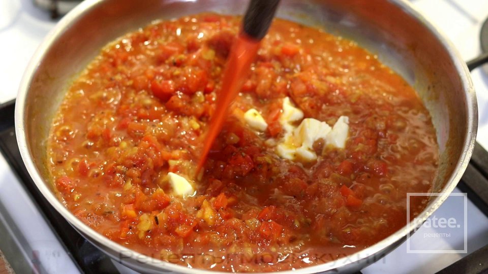 ШАКШУКА  ИЛИ  ЯИЧНИЦА  С  ПОМИДОРАМИ  И  СЛАДКИМ  ПЕРЦЕМ - Шаг 7