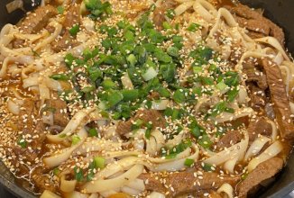 Удон с говядиной