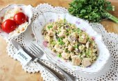 Свинина с грибами и булгуром