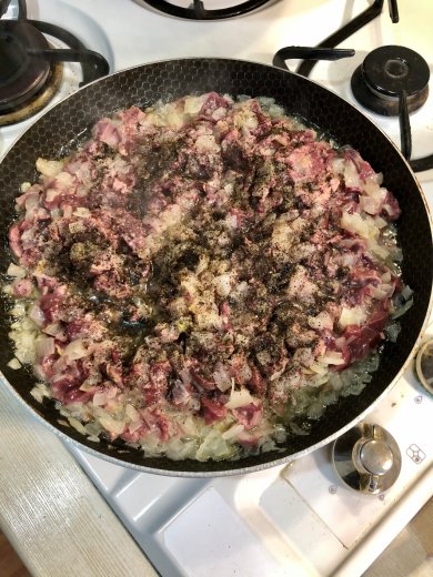 Печень куриная в сметане. - Шаг 5