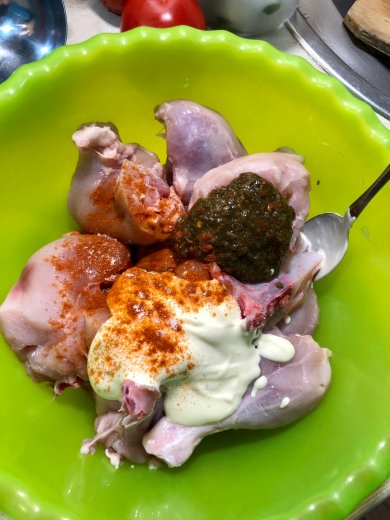 Острая курочка с овощами. - Шаг 3