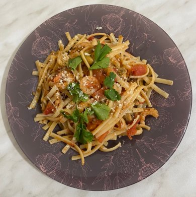 Паста с мидиями и креветками - Шаг 6