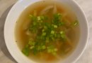 Куриный суп-лапша с зелёным горошком