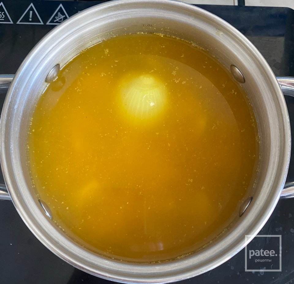 Куриный суп-лапша с зелёным горошком - Шаг 4