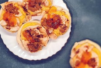 Булочки с яблоками и заварным кремом