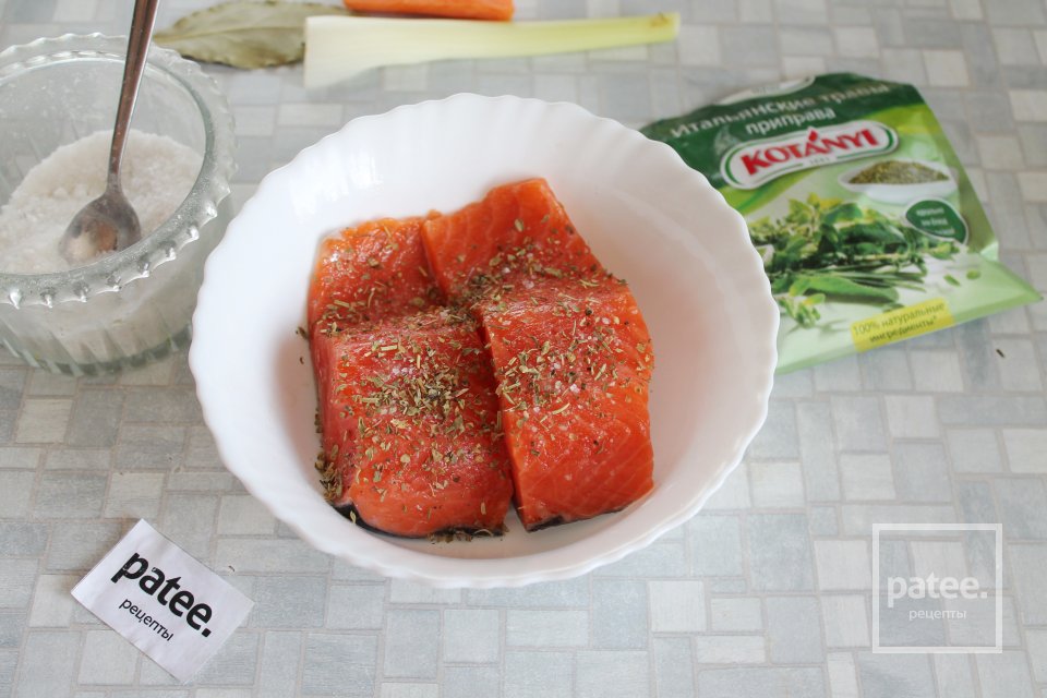 Форель с итальянскими травами и кабачком - Шаг 5