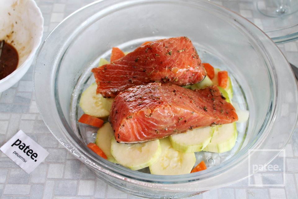 Форель с итальянскими травами и кабачком - Шаг 15