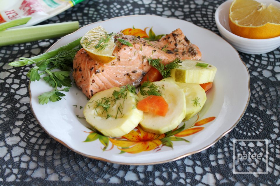 Форель с итальянскими травами и кабачком - Шаг 18