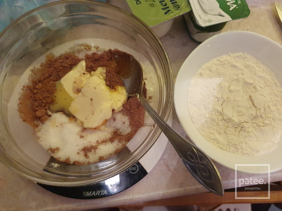 Шоколадная ватрушка - Шаг 1