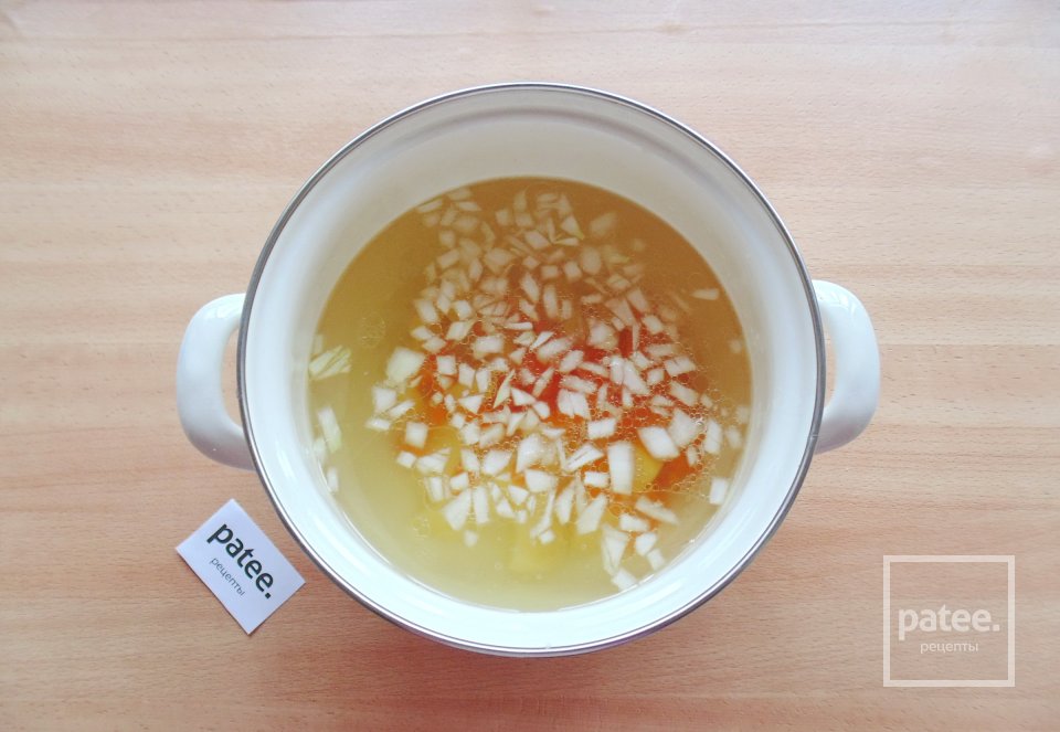 Куриный суп с гречневой лапшой и грибами - Шаг 4