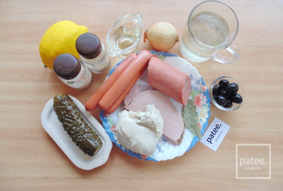 Белая солянка - Шаг 1