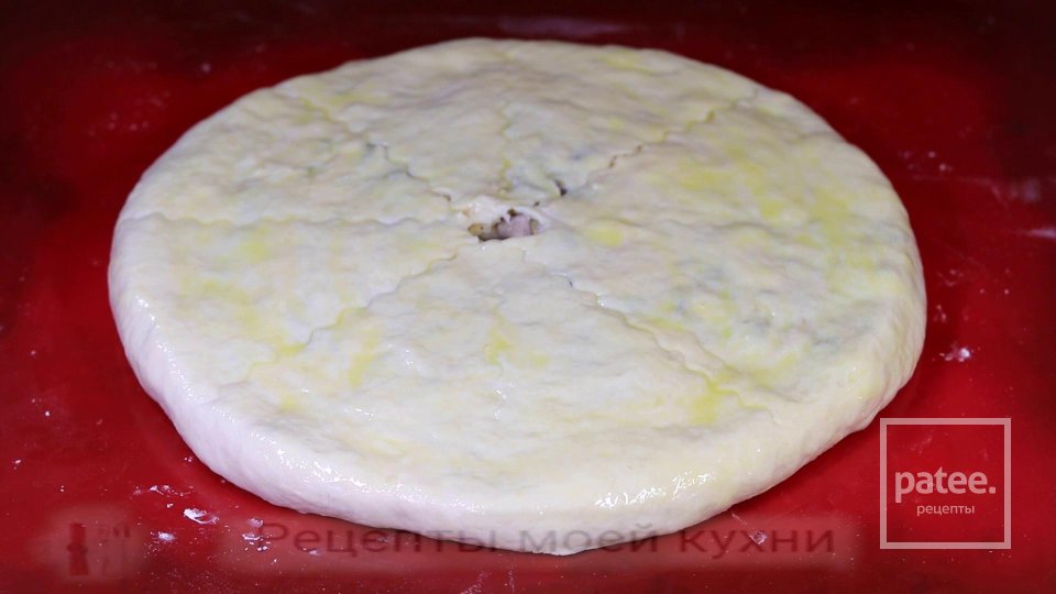 Пирог с картошкой и грибами на кефире - Шаг 10