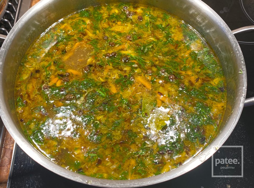 Суп из сушёных белых грибов - Шаг 14