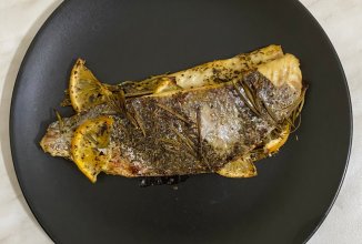 Сибас с лимоном 🍋 и розмарином