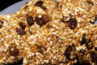 Овсяные печенья без сахара, масла и муки