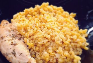 Курочка с булгуром