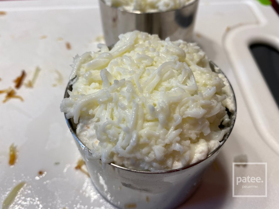 Салат Мимоза из тунца - Шаг 17