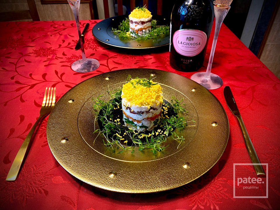 Салат Мимоза из тунца - Шаг 19