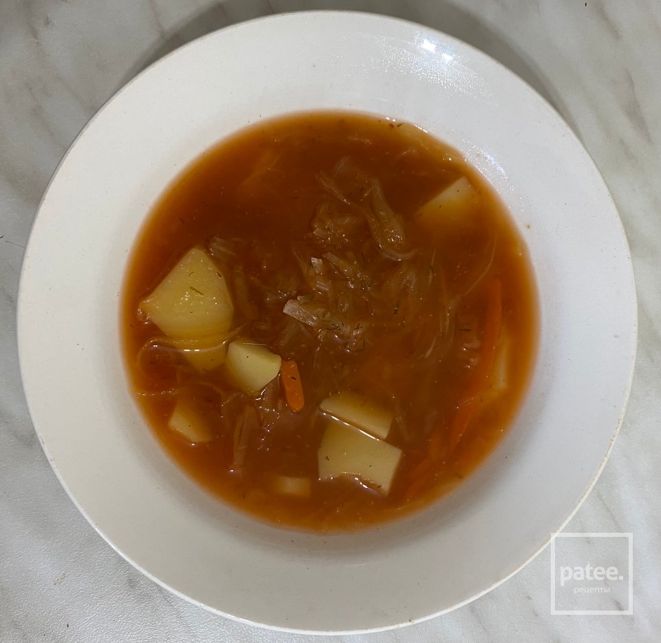 Щи из квашенной капусты версия lite - Шаг 3