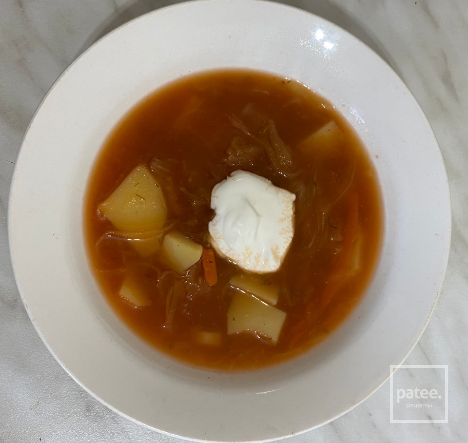 Щи из квашенной капусты версия lite - Шаг 4