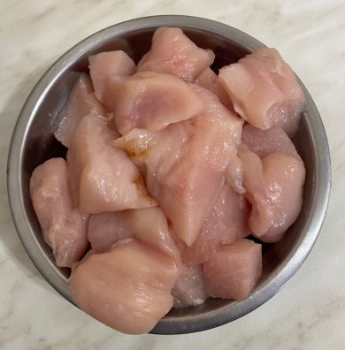 Куриные шашлычки с овощами в духовке - Шаг 1