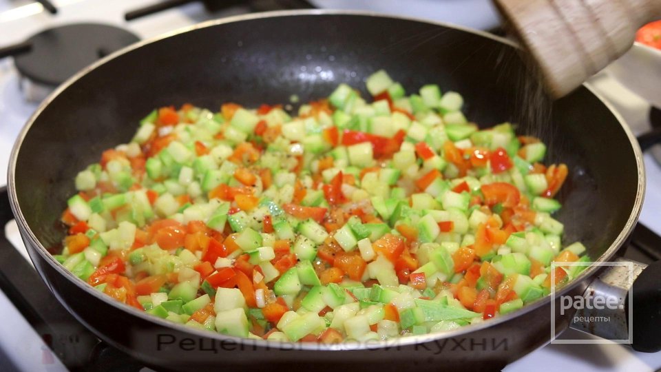 Омлет с овощами - Шаг 4