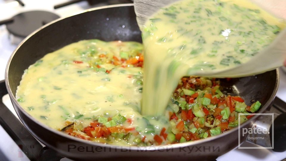 Омлет с овощами - Шаг 7