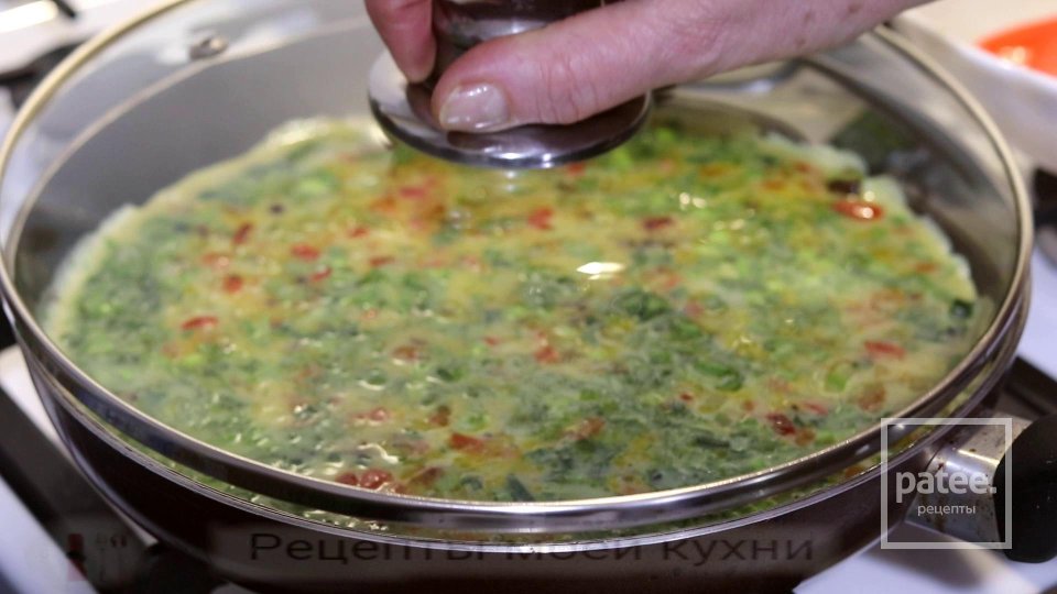 Омлет с овощами - Шаг 8