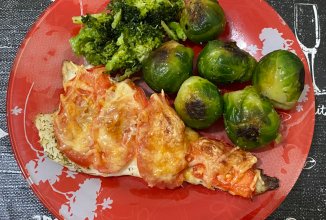 Рыба по-французски 🐟 с овощами